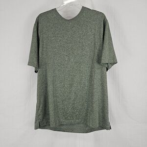 Duluth Wickety Split Short Sleeve Crew T-Shirt Mens Large 44238 Heather Green